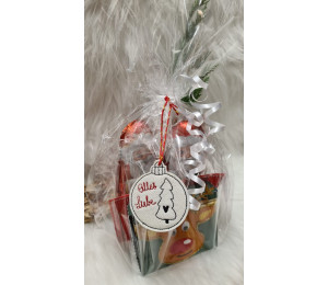 ADVENTSKALENDER 6. Dezember - 16 Anhänger Weihnachtskugeln Doodle